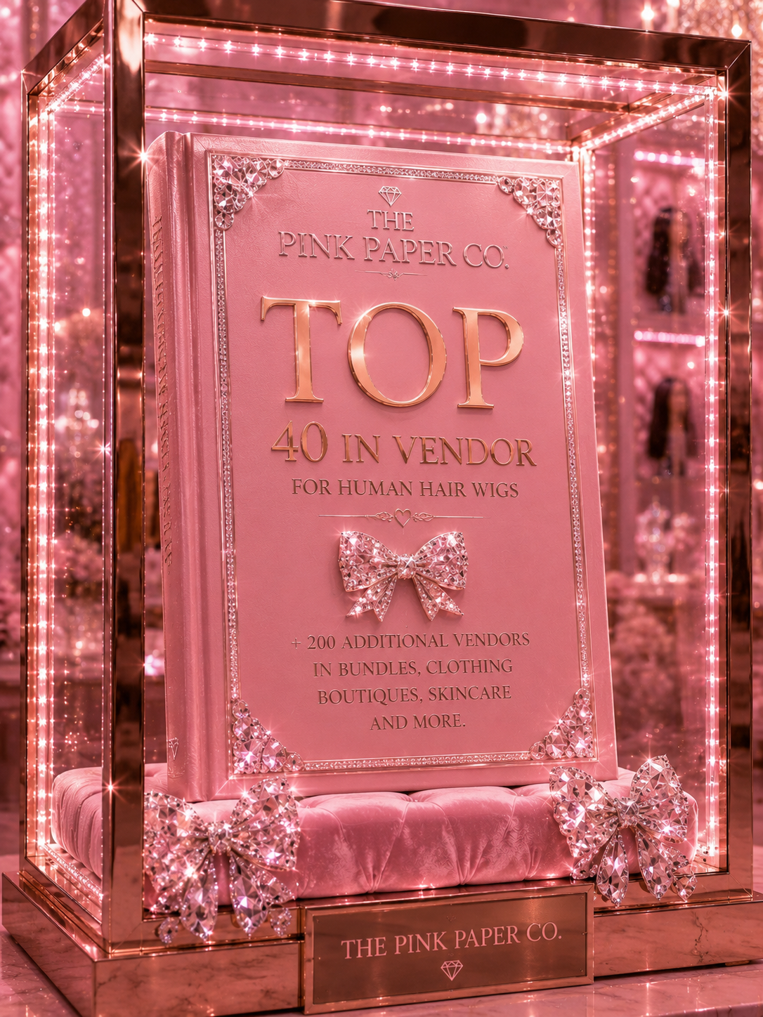 The Pink Paper Co. Vendor Book