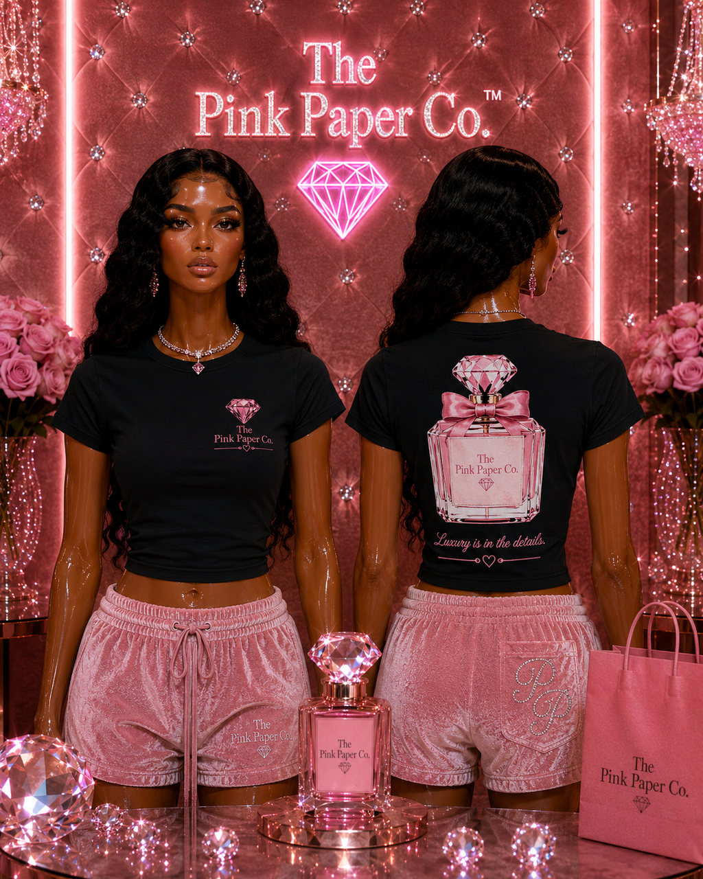 The Pink Paper Co. Perfume BabyTee
