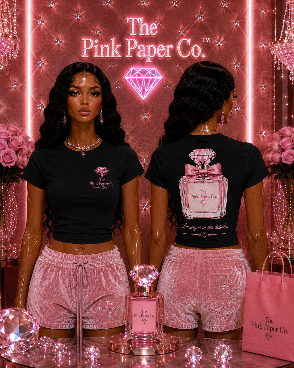 The Pink Paper Co. Perfume BabyTee